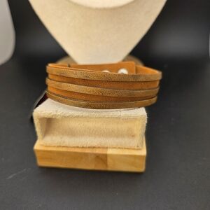 Brown Leather Bracelet (2105)